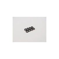 Hiro Seiko M2.5 Aluminum Countersunk Washer (S-Size) [Black] (8pcs) HS-48879