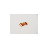 Hiro Seiko M2.5 Aluminum Countersunk Washer (S-Size) [Orange] (8pcs) HS-48880