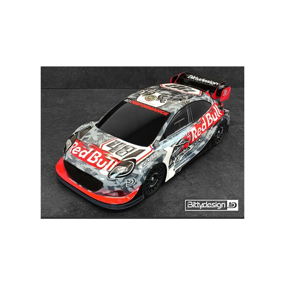 Bittydesign P10R 1/10 190mm rally clear body BDRX-190P10R
