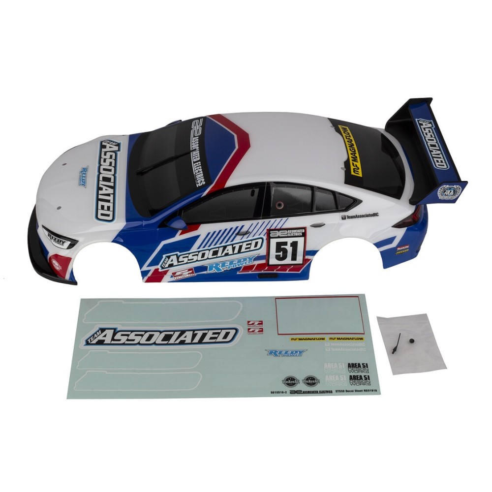 Carrocería pintada ST550 Apex2 Sport Team Associated AE31915 Carrocería pintada ST550 Apex2 Sport Team Associated AE31915