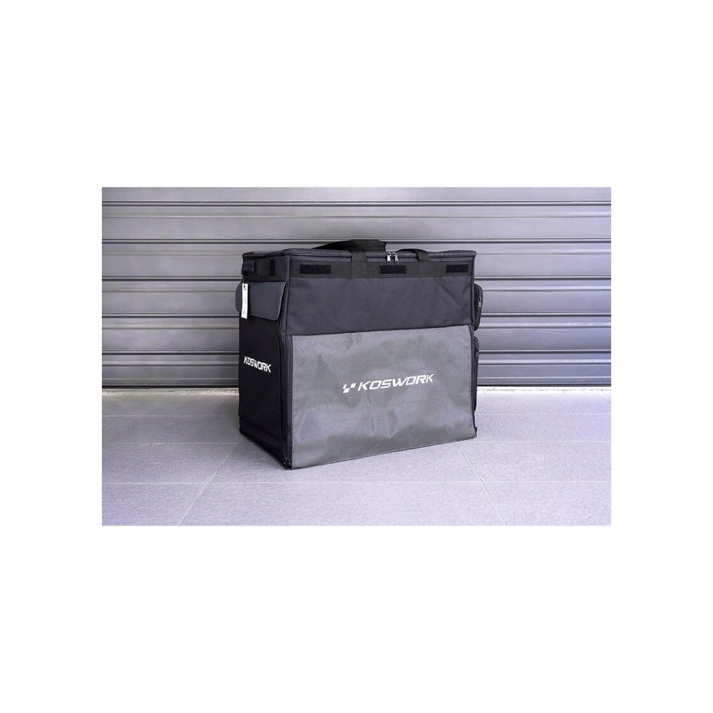 Koswork 1/8 & 1/10 Pit Bag V2 (Top Open design, w/KOS32120-510BK Lid) KOS32205V2