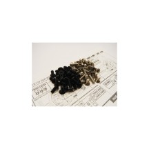 Hiro Seiko X4'24 Titan/Alloy Hex Socket Screw Set [Black] HS-48924