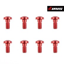 Iris Aluminium Centering Screws M3x6mm (Red | 8pcs) IRIS-75014