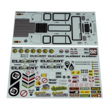 Element RC Enduro Zuul Decal Sheets AE42357