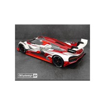 Bittydesign ARES-1 1/7 clear body for ARRMA Infraction/Limitless, 1.5mm thickness BDGT7-AS1