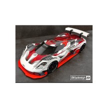 Bittydesign ARES-1 1/7 clear body for ARRMA Infraction/Limitless, 1.5mm thickness BDGT7-AS1