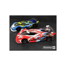 Bittydesign ARES-1 1/10 GT clear body 190mm BDGT-190AS1