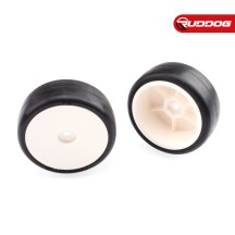 Sweep D-R3 Highend compound Pre-glued TC Rubber tires (D-28deg | EXP-SX Inserts | 4pcs) SR-D-28R3PGSX