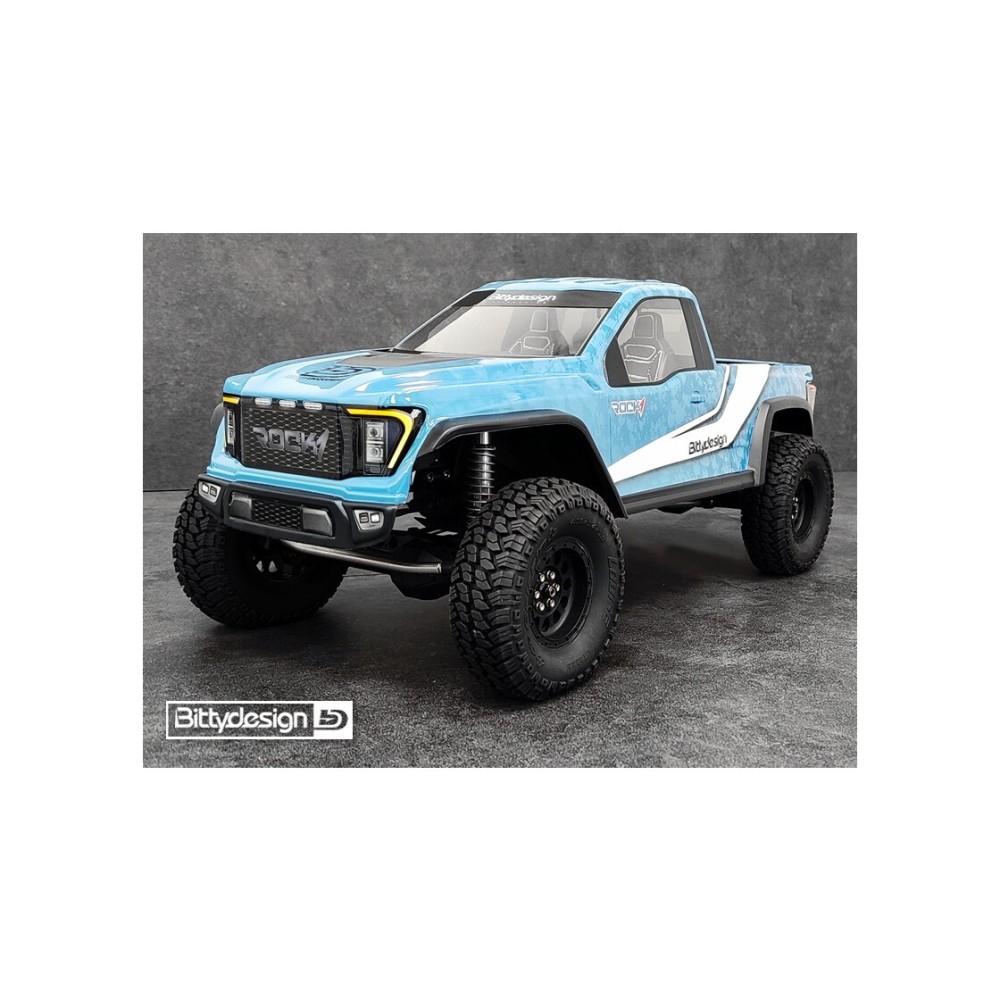 Bittydesign ROCK1 1/10 clear body for all 12.3" (313mm) wheelbase Rock Crawler, 1mm BDCR-RK1 Bittydesign ROCK1 1/10 clear body for all 12.3" (313mm) wheelbase Rock Crawler, 1mm BDCR-RK1