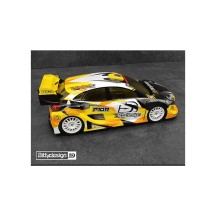 Bittydesign P10R 1/10 190mm rally clear body, 1mm hard BDRX-190P10RH