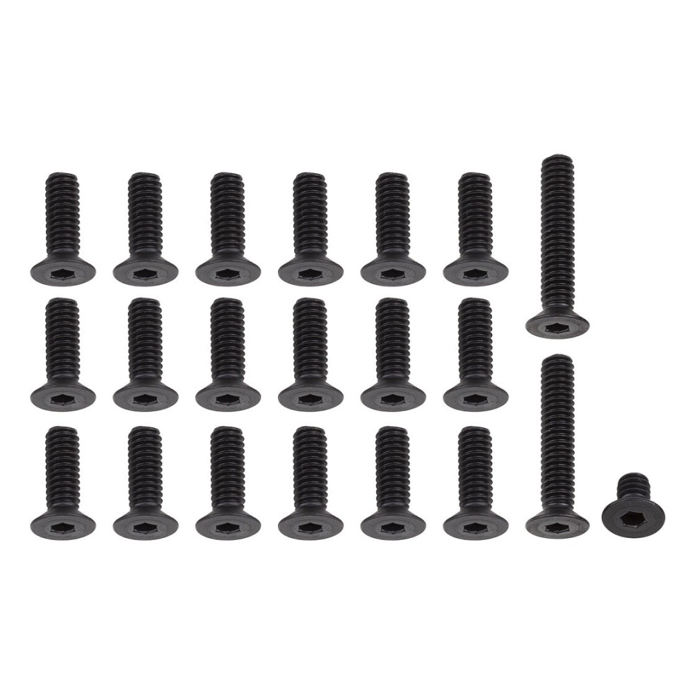 Tornillos 8-32 negros RC10CC Team Associated AE6316 Tornillos 8-32 negros RC10CC Team Associated AE6316