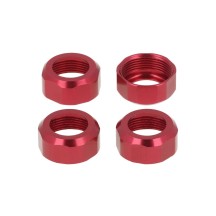 Tapa de amortiguador anodizada roja CQ0109
