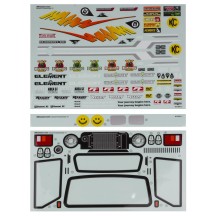Element RC Bushido+ Body Decal Sheets AE42197