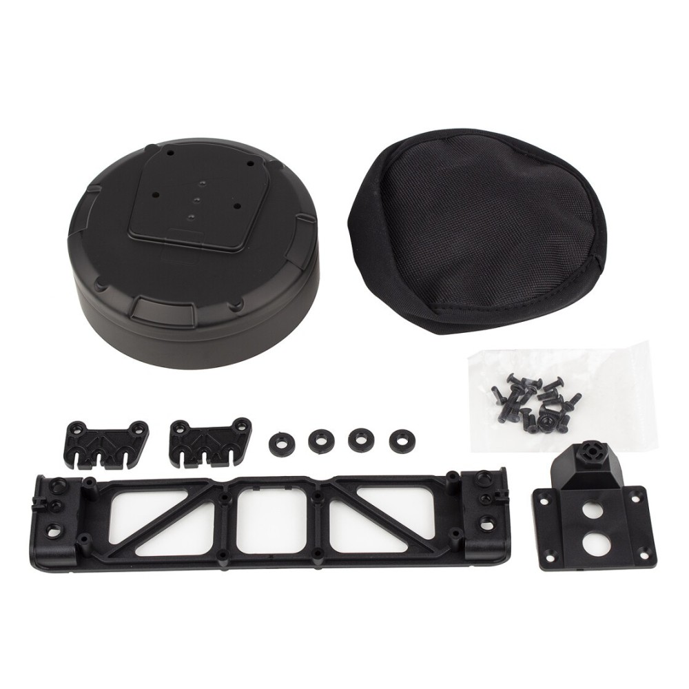 Element RC Bushido+ Spare Tire Mount and Bag Set AE42199 Element RC Bushido+ Spare Tire Mount and Bag Set AE42199