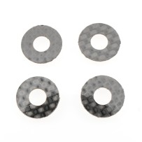 Revolution Design Ultra 1/10 TC Carbon Fiber Body Washers (4pcs | for 6mm Posts) RDRP0622