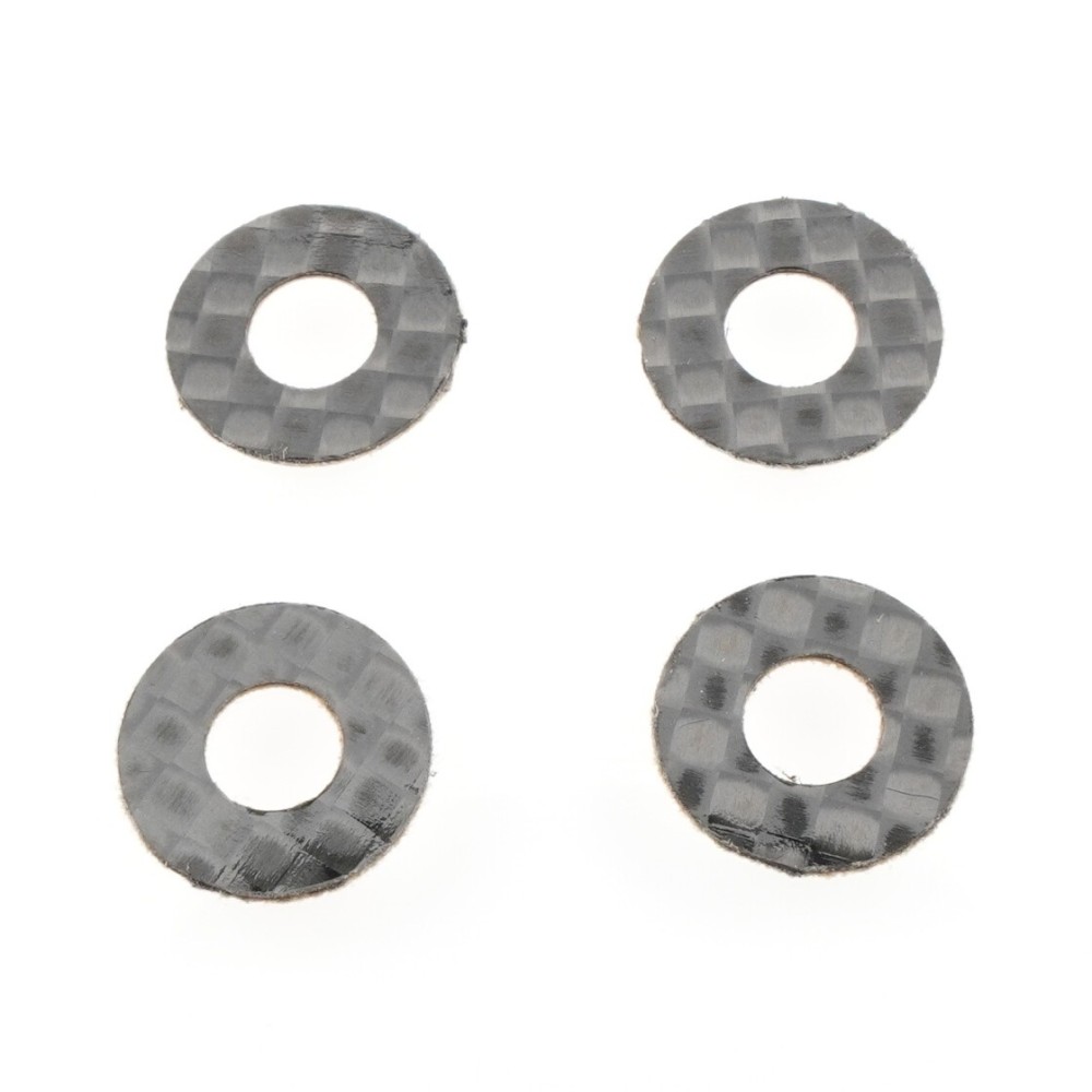 Revolution Design Ultra 1/10 Offroad & 1/12 Onroad Carbon Fiber Body Washers (4pcs | for 5mm Posts) RDRP0623