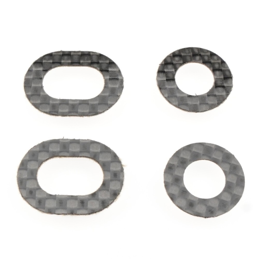 Revolution Design Ultra 1/8 Offroad Carbon Fiber Body Washers (4pcs | for 7-8mm Posts) RDRP0624 Revolution Design Ultra 1/8 Offroad Carbon Fiber Body Washers (4pcs | for 7-8mm Posts) RDRP0624