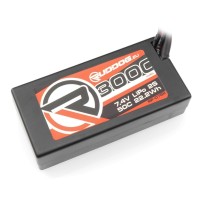 RUDDOG 3000mAh 50C 7.4V LiPo Short Stick Pack Battery with T-Plug RP-0768