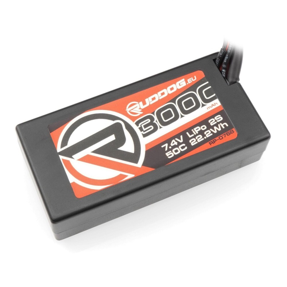 RUDDOG 3000mAh 50C 7.4V LiPo Short Stick Pack Battery with T-Plug RP-0768 RUDDOG 3000mAh 50C 7.4V LiPo Short Stick Pack Battery with T-Plug RP-0768