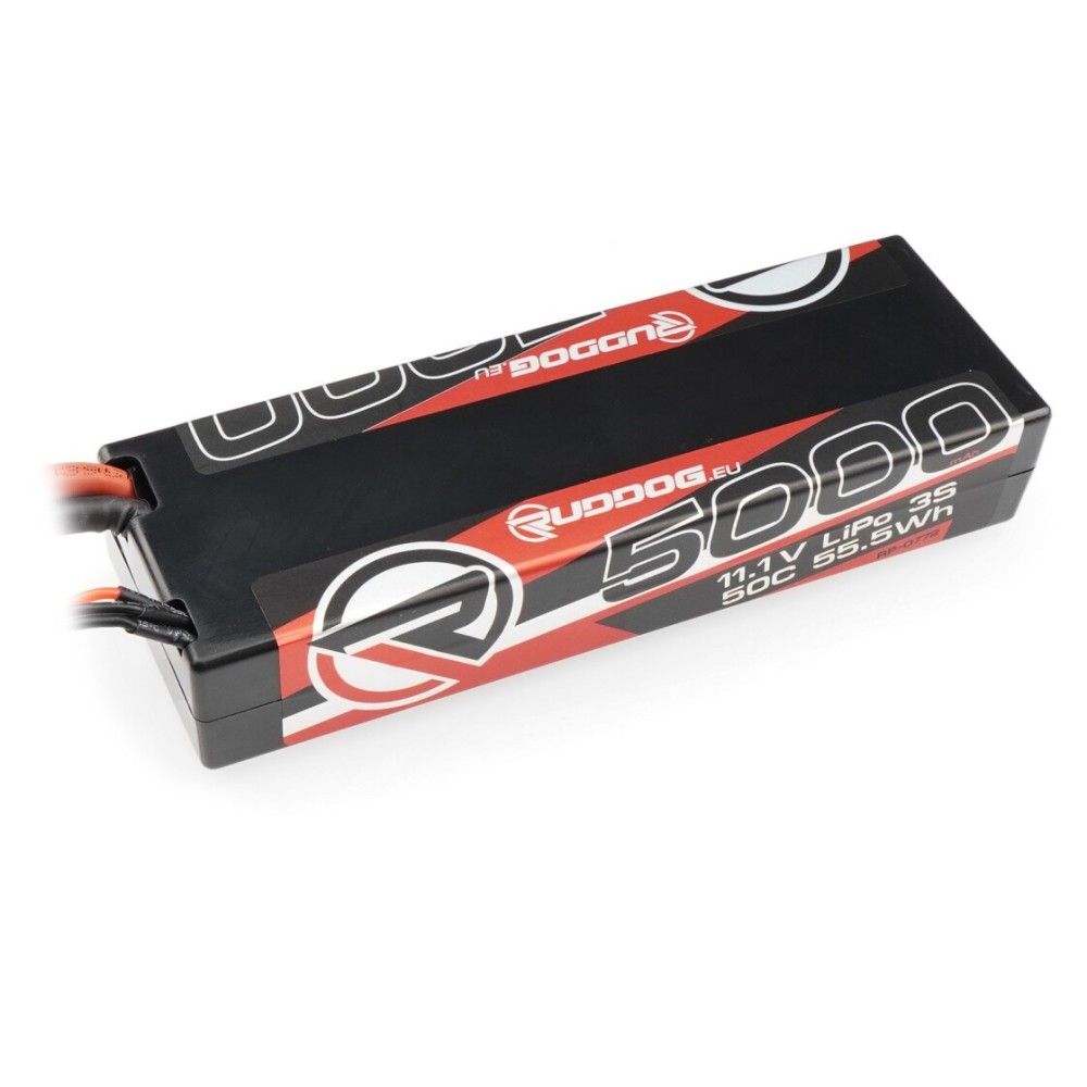 RUDDOG 5000mAh 50C 11.1V LiPo Stick Pack Battery with T-Plug RP-0772 RUDDOG 5000mAh 50C 11.1V LiPo Stick Pack Battery with T-Plug RP-0772