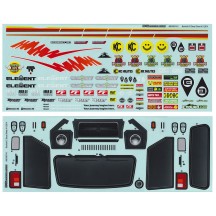 Element RC Enduro12, Bushido Decal Sheet AE41145
