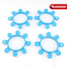 RC-Project Tire Gluing Rubber Bands Cyan (4) RCPJ-A024-C