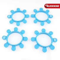 RC-Project Tire Gluing Rubber Bands Cyan (4) RCPJ-A024-C