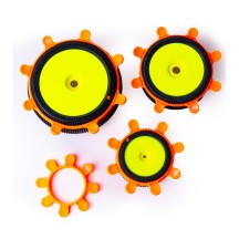 RC-Project Tire Gluing Rubber Bands Orange (4) RCPJ-A024-O