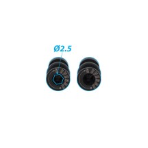 RC-Project Kit Steering Balls "REVERSE" in Ergal 7075-T6 for HB Racing D819/D817V2/E817V2 RCPJ-HB819-004