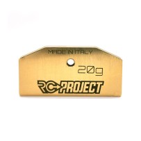 RC-Project Rear Chassis Weight 20g for HB Racing 819RS/819/817 RCPJ-HB819-012