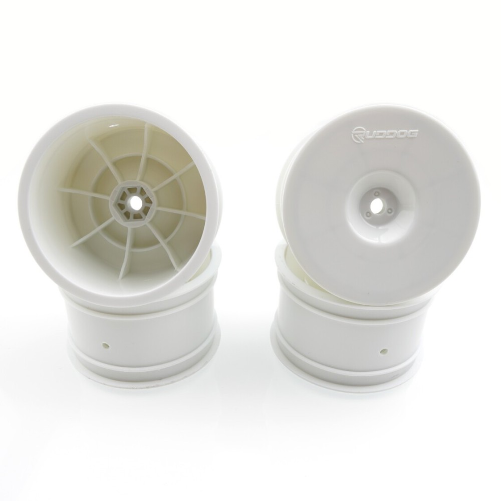 RUDDOG B7 | XB2 | B74 | XB4 | L1 | LD3 - 2wd/4wd Rear Wheels 2.2" (White | 4pcs) RP-0753 RUDDOG B7 | XB2 | B74 | XB4 | L1 | LD3 - 2wd/4wd Rear Wheels 2.2" (White | 4pcs) RP-0753