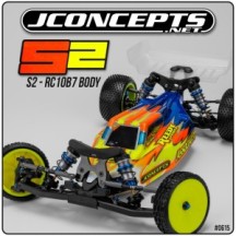 Carrocería S2 RC10B7 con alerón para tierra JConcepts