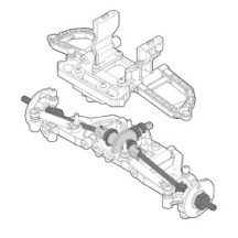 Camión trail Element RC Zuul IFS2 azul RTR AE40127