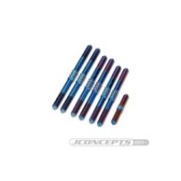 JConcepts Schumacher Cat L1R Fin turnbuckle kit - burnt blue JCO2970-1