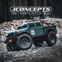 Neumáticos Tusk verdes para llanta 1.0 JConcepts