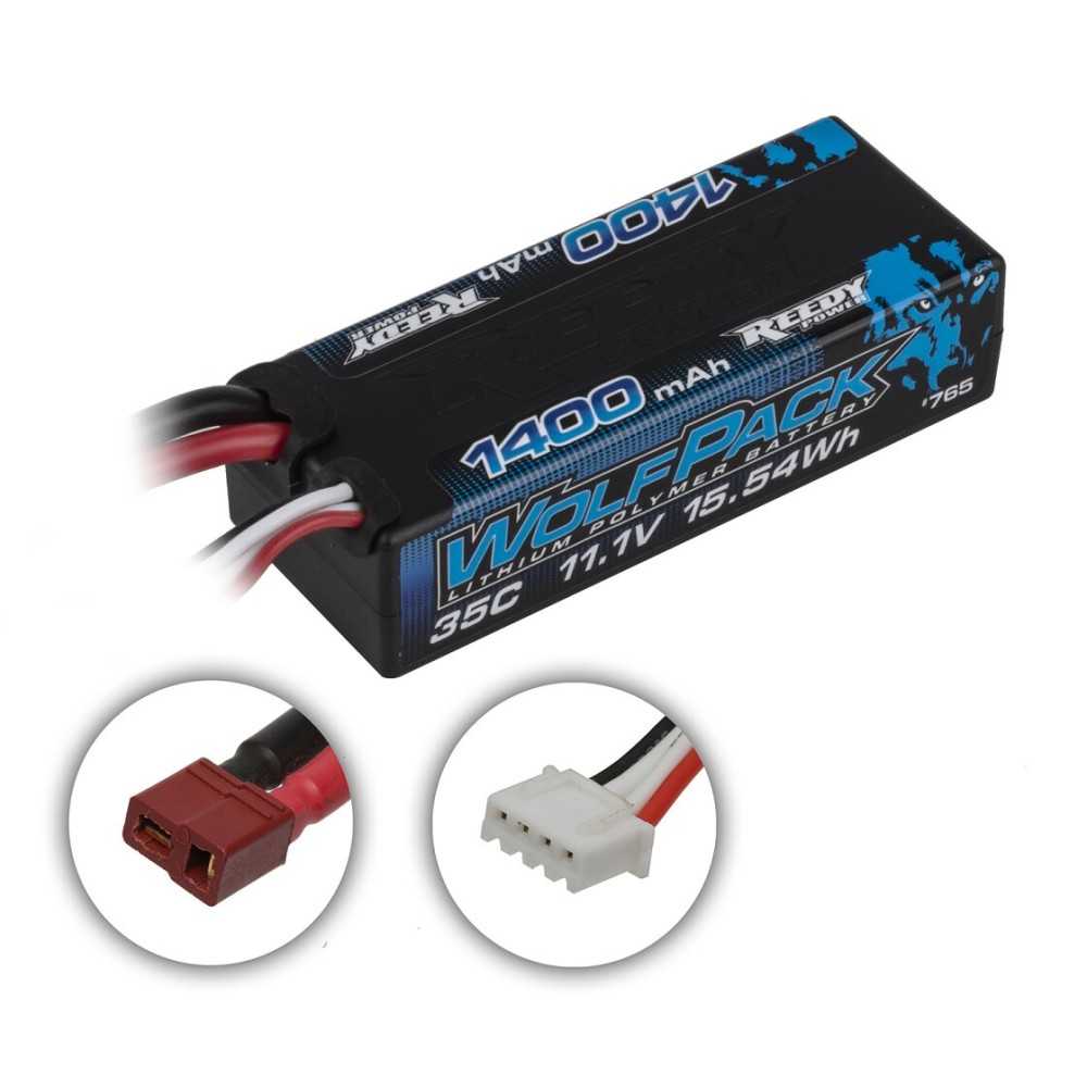 Reedy WolfPack LiPo Mini 1400mAh 35C 3S 11.1V with T-plug AE765