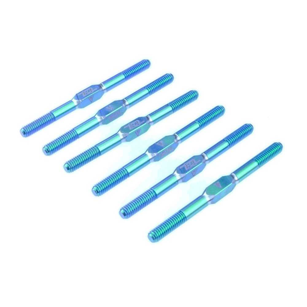 Revolution Design B7 Ultra Titanium Turnbuckle Set (blue | 3.5x48mm | 6pcs) RDRP0643-BLU Revolution Design B7 Ultra Titanium Turnbuckle Set (blue | 3.5x48mm | 6pcs) RDRP0643-BLU