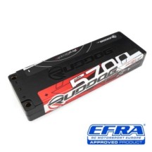 RUDDOG Racing ProStock 5700mAh 150C/75C 7.4V Ultra-LCG Stick Pack LiPo Battery RP-0796