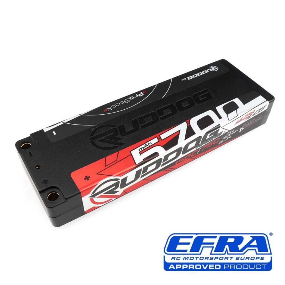 RUDDOG Racing ProStock 5700mAh 150C/75C 7.4V Ultra-LCG Stick Pack LiPo Battery RP-0796 RUDDOG Racing ProStock 5700mAh 150C/75C 7.4V Ultra-LCG Stick Pack LiPo Battery RP-0796