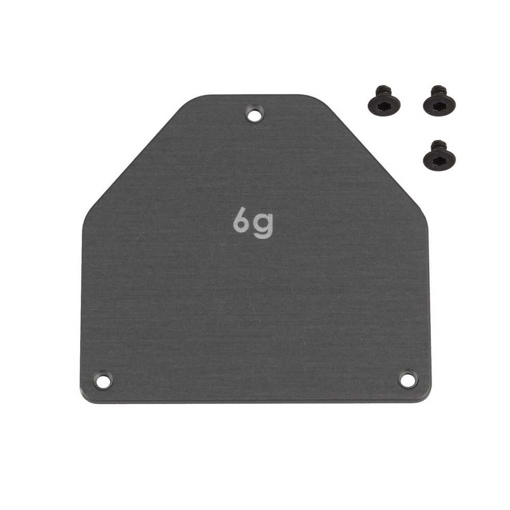 Placa de peso servo aluminio 6 g RC10B7 Team Associated AE92444