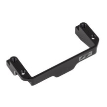 Soporte de servo de una pieza aluminio negro RC10B7 FT AE92480
