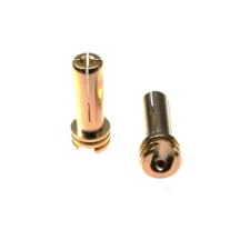 RUDDOG 5mm Gold Low Cooling Head Bullet Plugs (2pcs) RP-0800