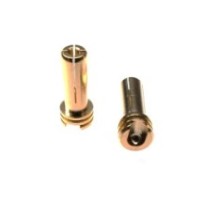 RUDDOG 5mm Gold Low Cooling Head Bullet Plugs (2pcs) RP-0800