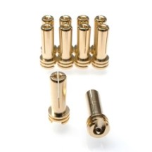 RUDDOG 5mm Gold Low Cooling Head Bullet Plugs (10pcs) RP-0801