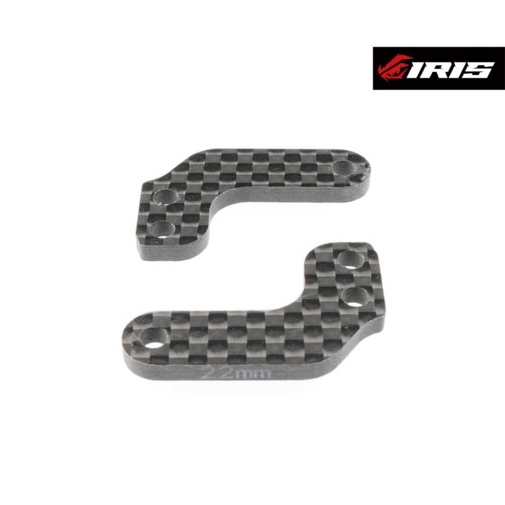 Iris ONE.1 Rear Steering Arm Carbon Fiber - 22mm (2pcs) IRIS-40011 Iris ONE.1 Rear Steering Arm Carbon Fiber - 22mm (2pcs) IRIS-40011