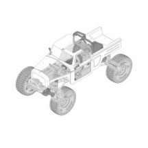 Camión trail Element RC Enduro Ecto gris RTR AE40130