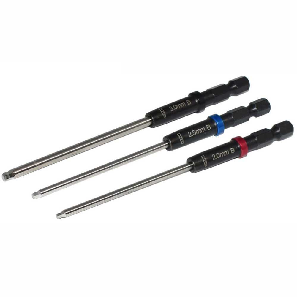 MIP Speed Tip Ball Hex Driver Wrench Set Gen 2, Metric (3), 2.0mm, 2.5mm, & 3.0mm MIP9616 MIP Speed Tip Ball Hex Driver Wrench Set Gen 2, Metric (3), 2.0mm, 2.5mm, & 3.0mm MIP9616