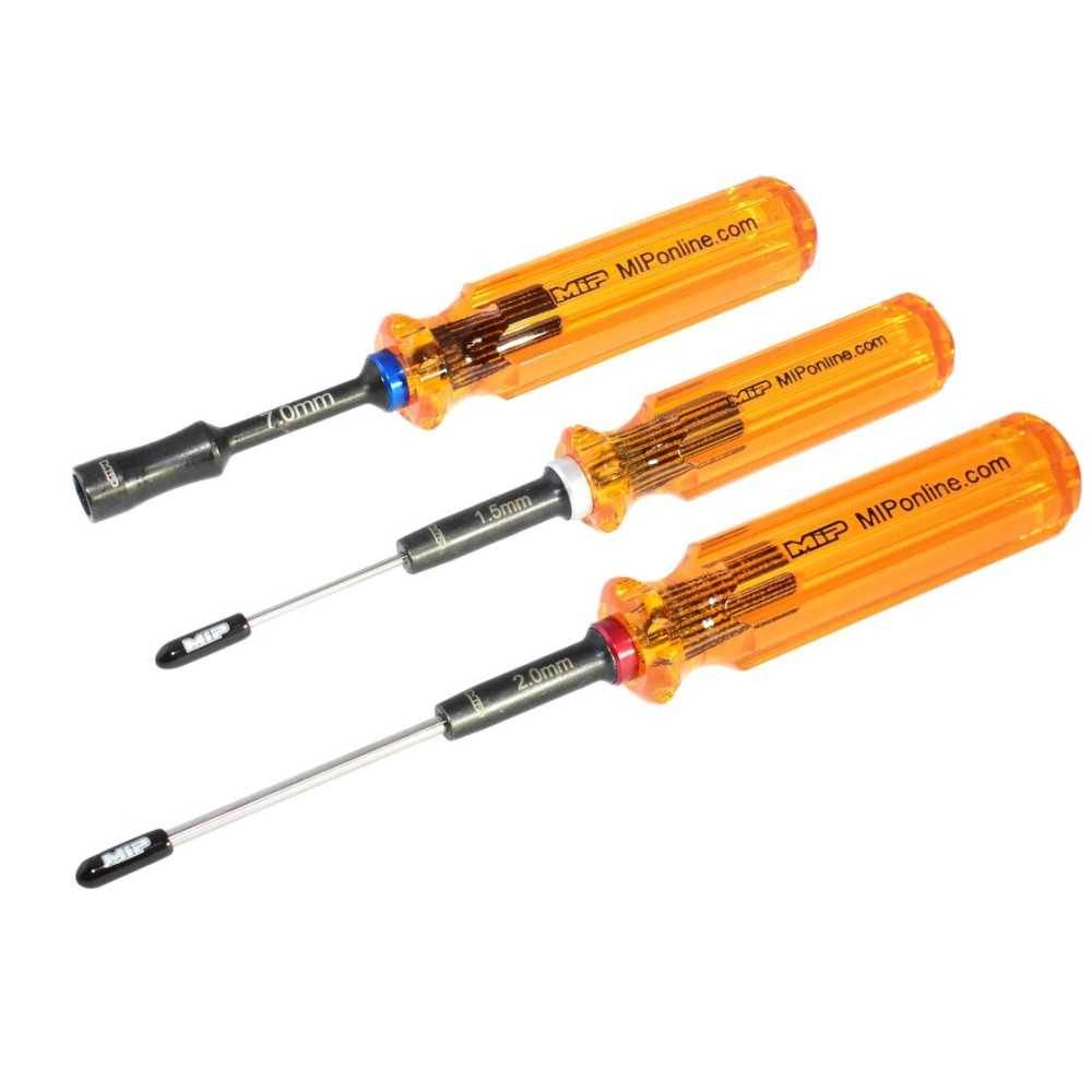 MIP Wrench Set Gen 2, 1.5mm, 2.0mm Hex Wrench & 7.0mm Nut Driver MIP9620 MIP Wrench Set Gen 2, 1.5mm, 2.0mm Hex Wrench & 7.0mm Nut Driver MIP9620