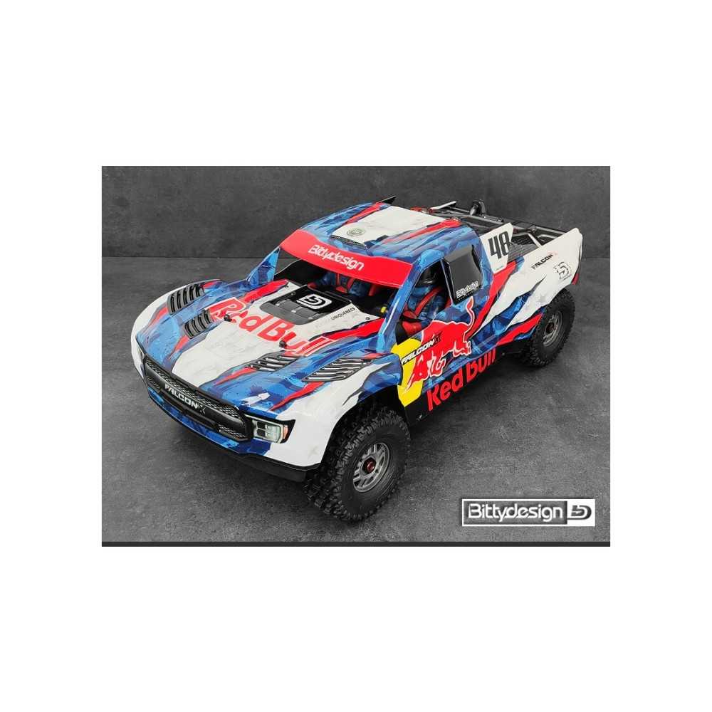Bittydesign FALCON-X 1/7 clear body for ARRMA Mojave 6S BLX, Pre-cut, 1.5mm BDSC7-FLCX Bittydesign FALCON-X 1/7 clear body for ARRMA Mojave 6S BLX, Pre-cut, 1.5mm BDSC7-FLCX