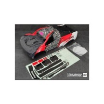 Bittydesign FALCON-X 1/7 Pre-Painted Red body for ARRMA Mojave 6S BLX, Pre-cut, 1.5mm BDSC7-FLCX-PPR